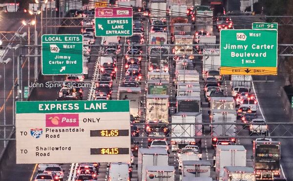 Delays, at times, exceeded four hours Wednesday morning due to a multivehicle crash on I-85 South in Gwinnett County.