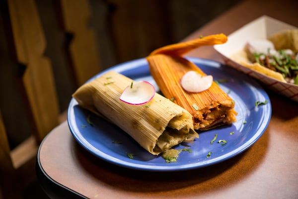 Taquería el Tesoro’s tamale offerings include pork and chicken. CONTRIBUTED BY MIA YAKEL