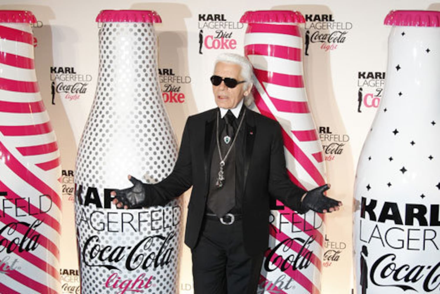 Karl Lagerfeld unveils limited edition Diet Coke bottles