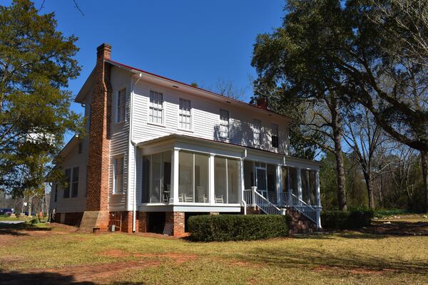 The main house on the Andalusia property where Flannery O’Connor resided with her mother.