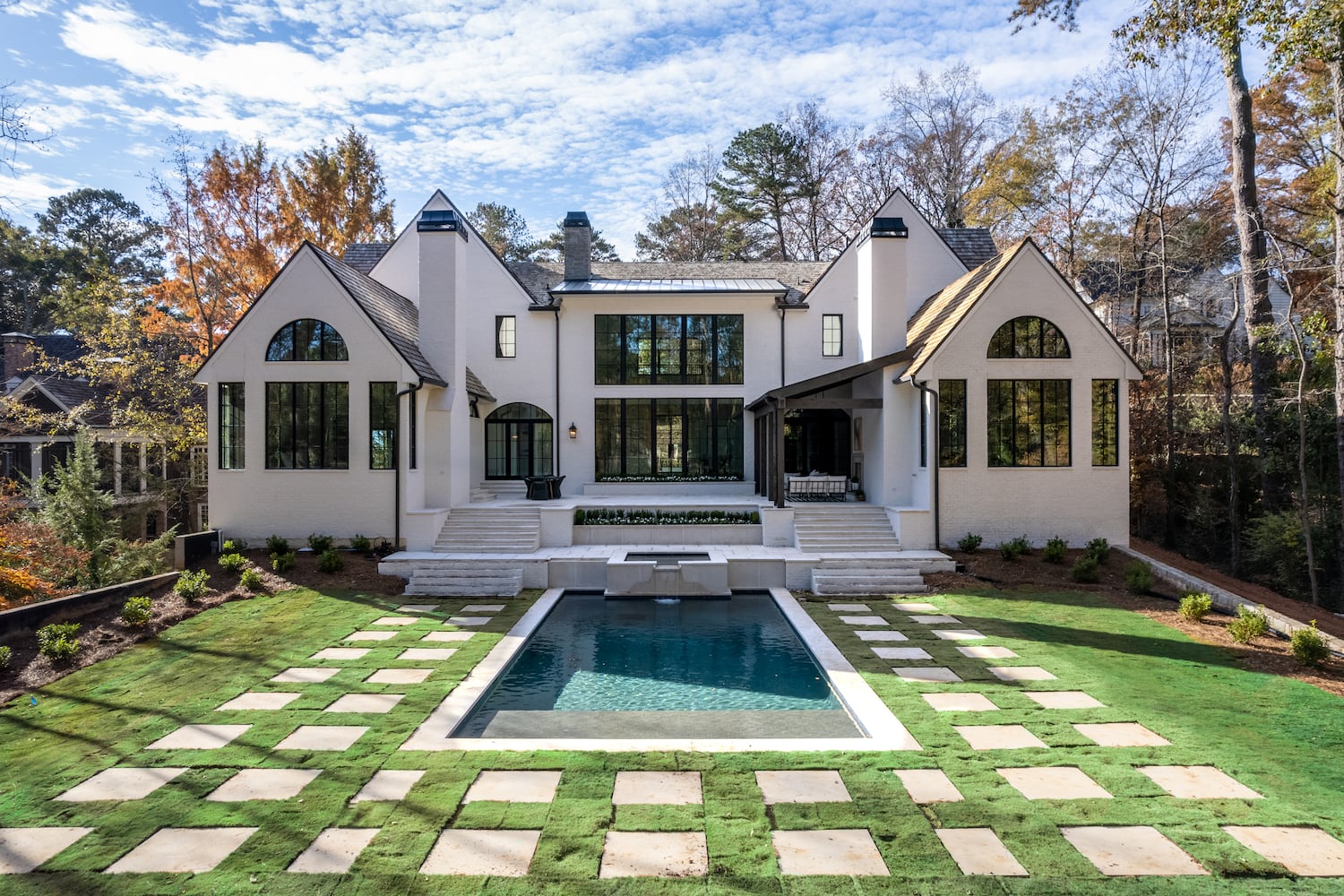 Spectacular new construction sits on 1.5 acres in heart of Buckhead