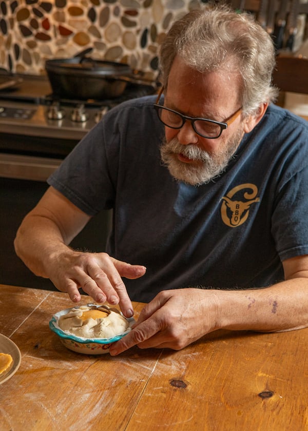 “Everybody is scared of making homemade pie crust, but if you follow the directions, it’s really pretty easy," said chef Tenney Flynn. (Aaliyah Man for The Atlanta Journal-Constitution)