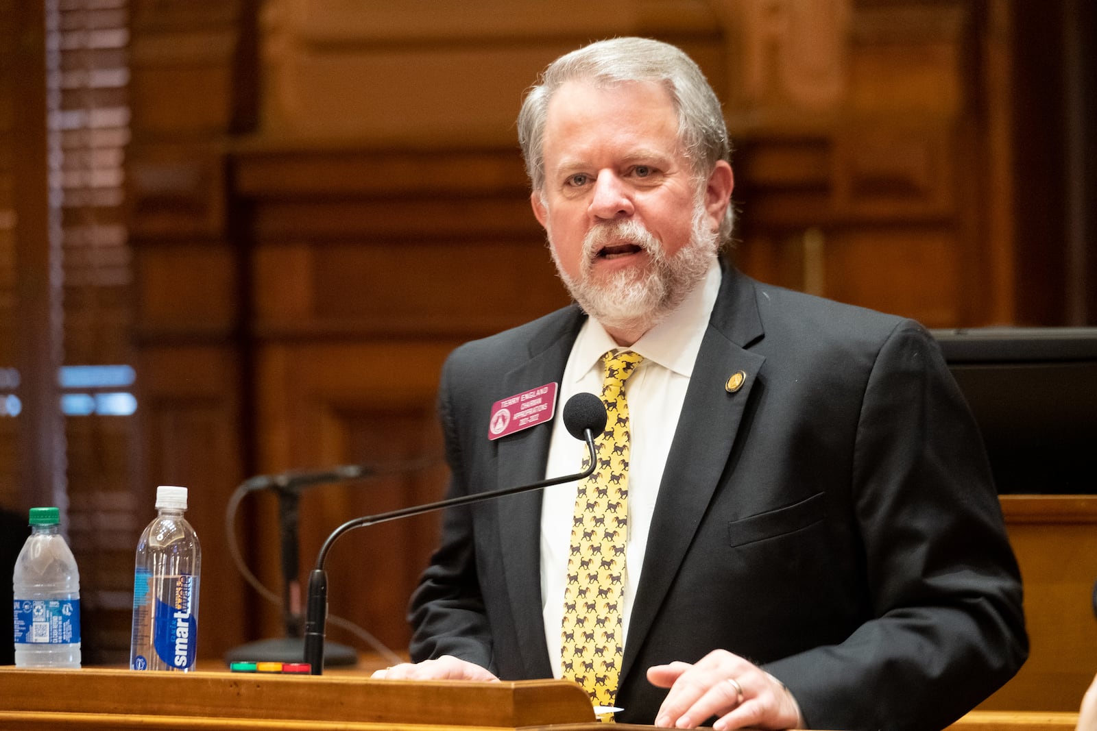 Georgia House Appropriations Chairman Terry England, who announced Thursday that he won't seek another term in the General Assembly, said he won't miss the partisan climate of the Legislature. “I like to work and get things done, and all that bickering doesn’t help anybody,” the Republican from Auburn said. Ben Gray for the Atlanta Journal-Constitution