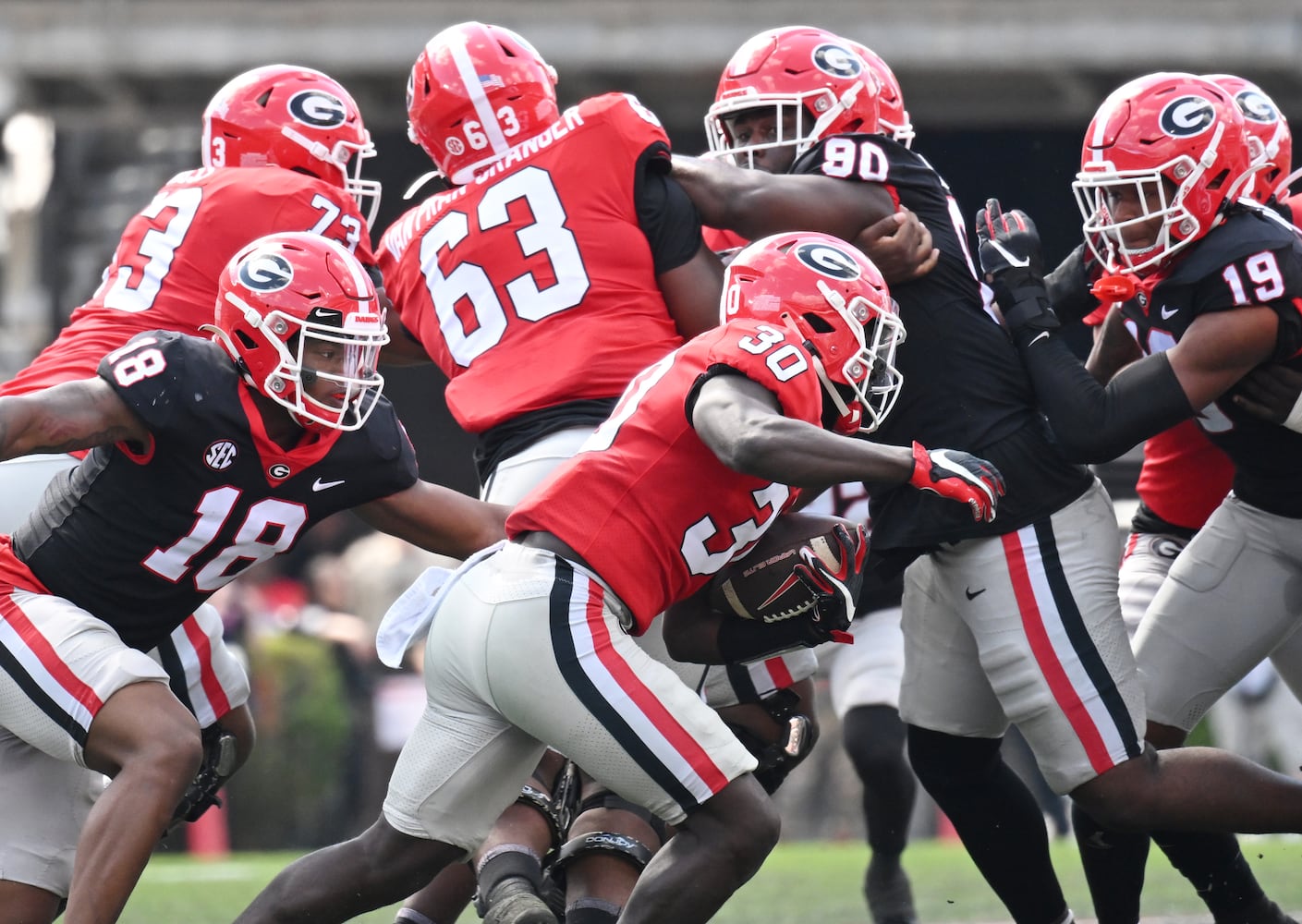 Georgia spring game