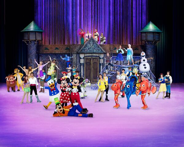 “Disney on Ice” features more than 50 characters and about 14 story lines.