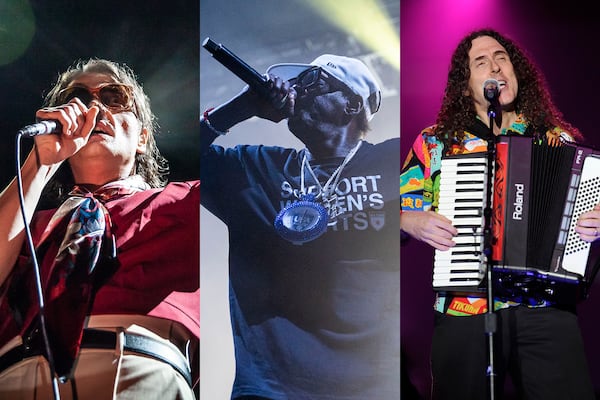 Shaky Knees 2025 at Piedmont Park includes Cage the Elephant, Public Enemy and Weird Al Yankovc. AP PHOTOS