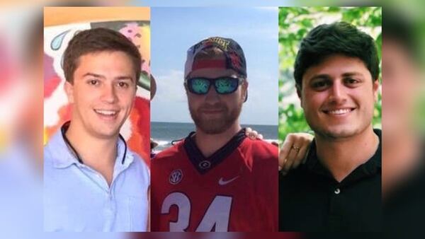 A GoFundMe page identified the victims of the house explosion as Brendan Morton, Pat Sammons and Win Reid.  (Credit: GoFundMe)