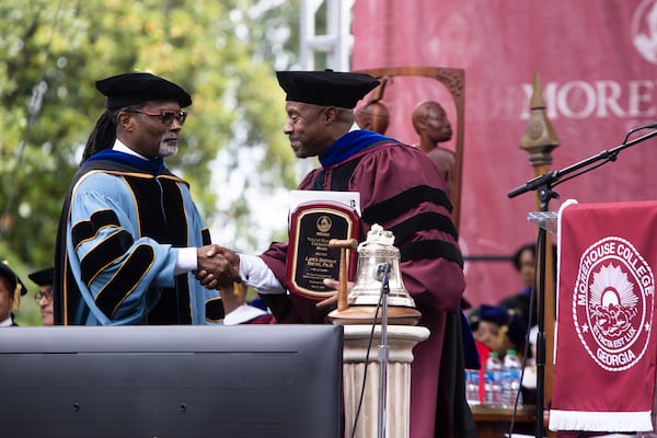 Morehouse College Provost Dr. Kendrick Brown (left) will be a guest today on the "Politically Georgia" show.