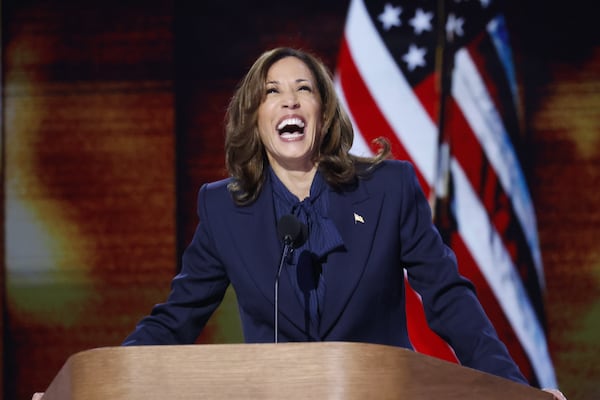 Vice President Kamala Harris accepts the Democratic nomination for president. 