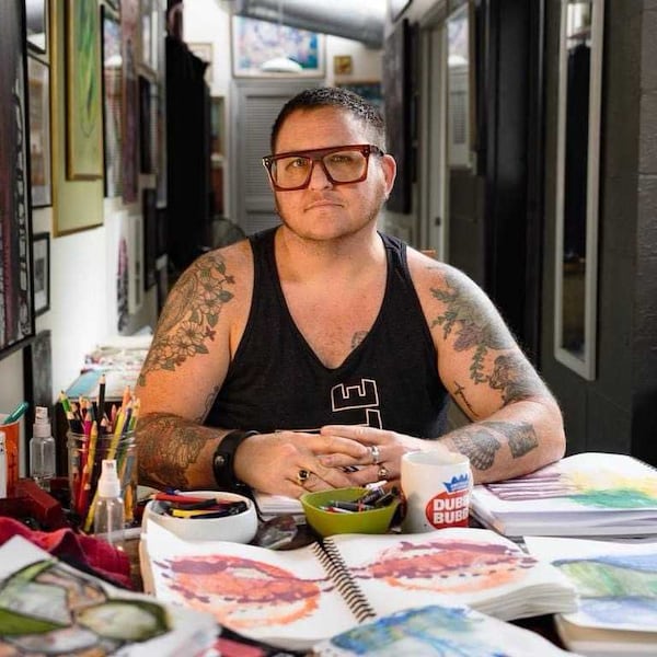 Royce Soble is a painter, photographer and trans activist who's documented Atlanta's LGBTQ+ community since the 1990s. Photo credit: David Clifton-Strawn