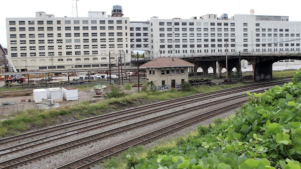 The former Norfolk Southern office complex in downtown Atlanta. AJC FILE