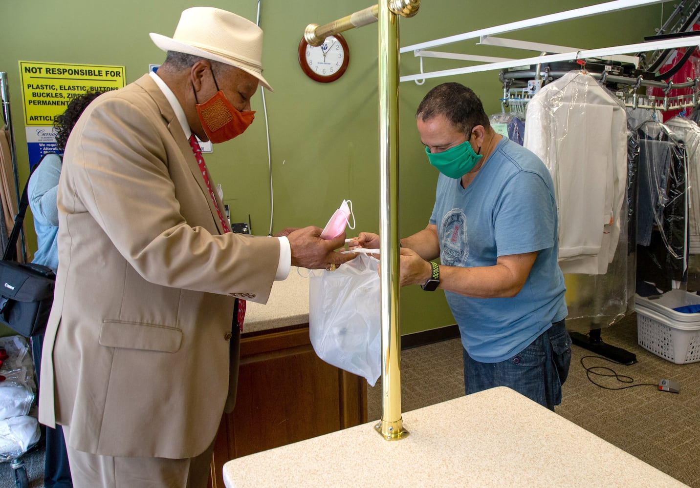 Fulton County Commission Robb Pitts is distributing PPE