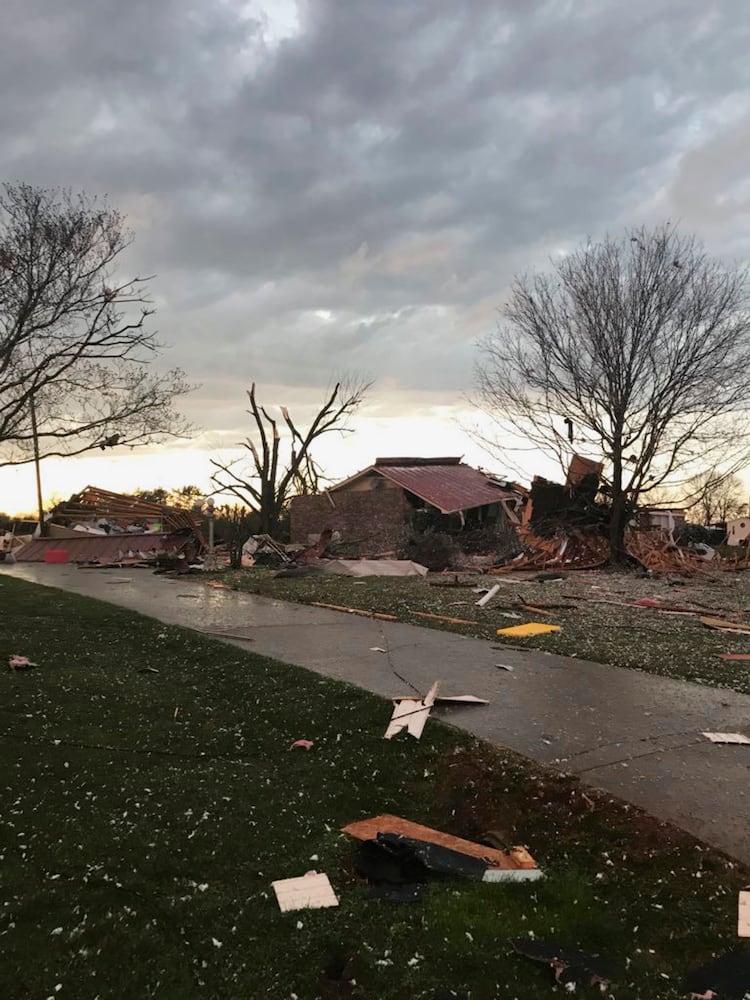 Photos: Storms blow through the south, leave damage in wake