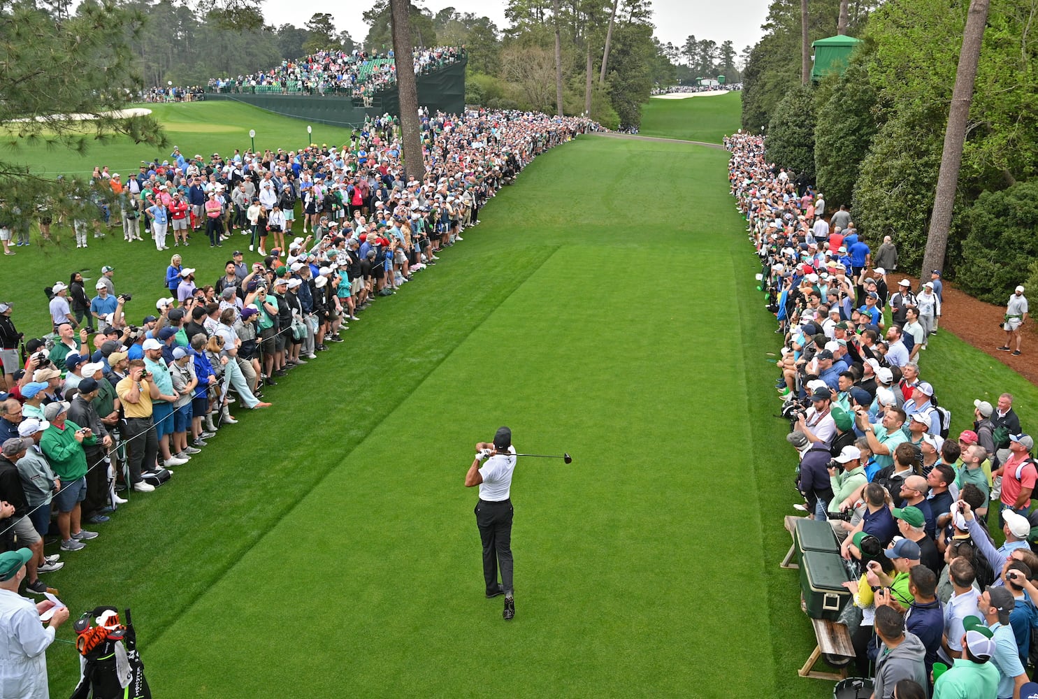 Practice round for the Masters