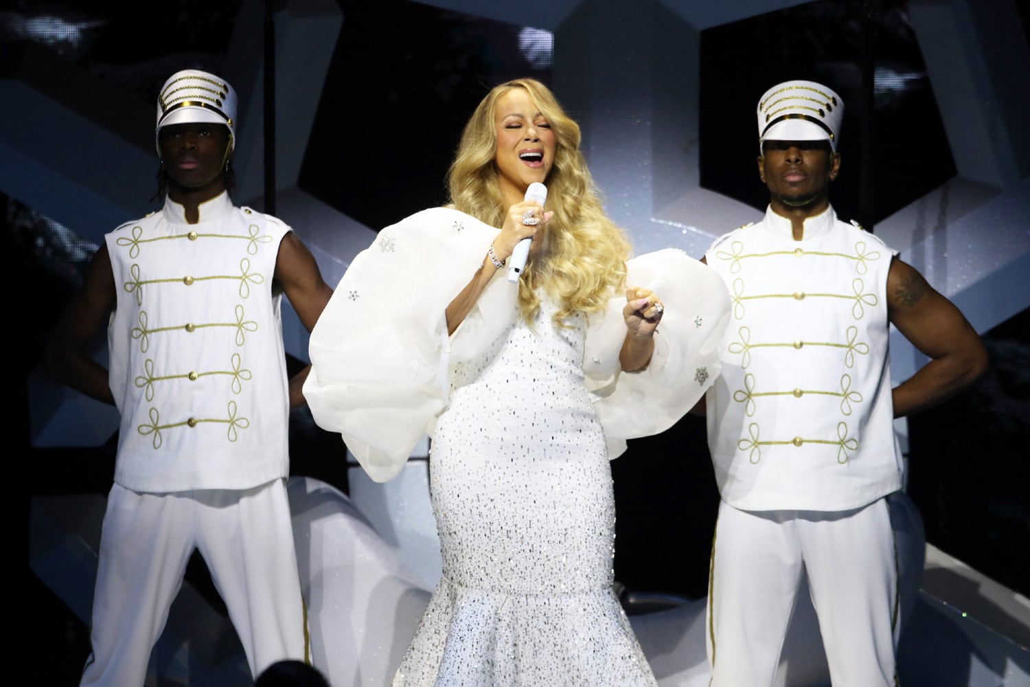 Mariah Carey brought a Holiday Celebration to sold out State Farm Arena on Saturday, November 23, 2024 on her Christmastime Tour..
Robb Cohen for the Atlanta Journal-Constitution