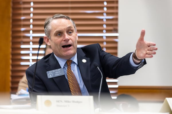 Sen. Ed Setzler, a Republican from Acworth, was sworn into office in 2005.