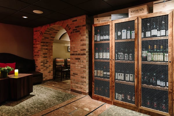 With 450 wine labels, La Grotta Ristorante Italiano has an extensive bottle selection in its cellar.
(Courtesy of Karen Pagano)