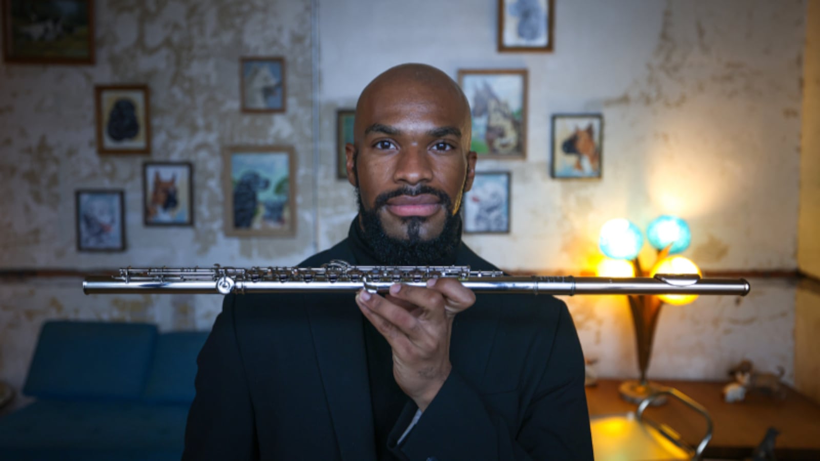 Flutist Adam Sadberry performs a Spivey Hall program on Oct. 27 built around stories about the experiences of his journalist grandfather during the Civil Rights movement.