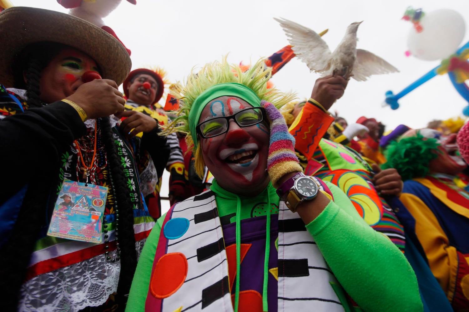 Clowns gather in Mexico City