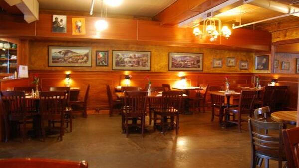 An interior shot of Kells Irish Pub, where mirrors have been known to shatter out of nowhere and glasses have been knocked off tables by unseen beings.