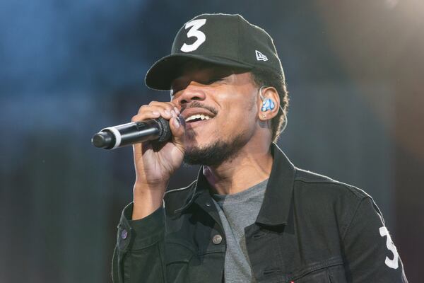 Chance the Rapper will hit Lakewood with his Grammy-winning songs. Photo: AP