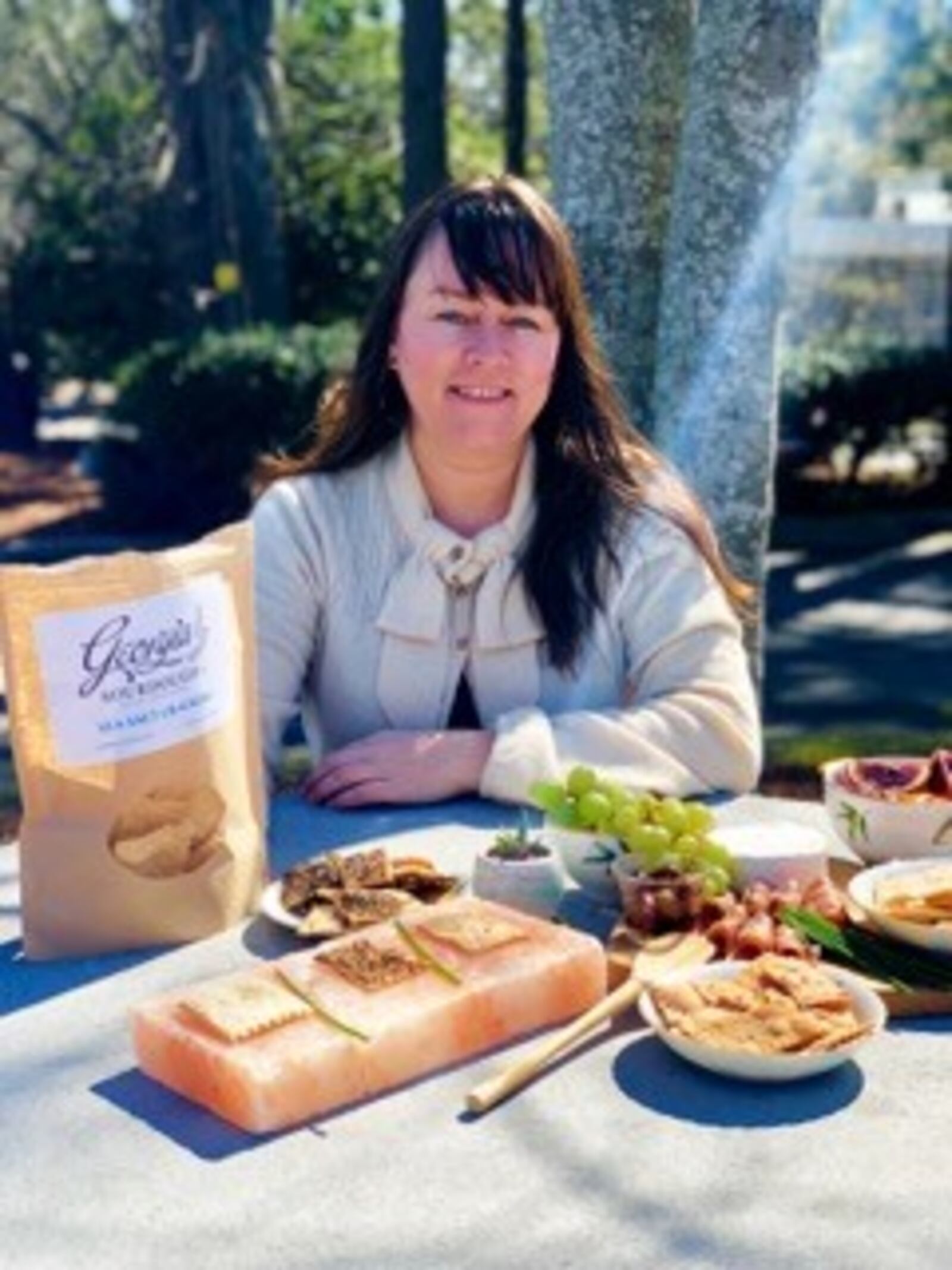  Tracy Gribbon, founder of Georgia Sourdough, started her handmade sourdough cracker business as a way to use up a batch of homemade starter. /Jr Marranci