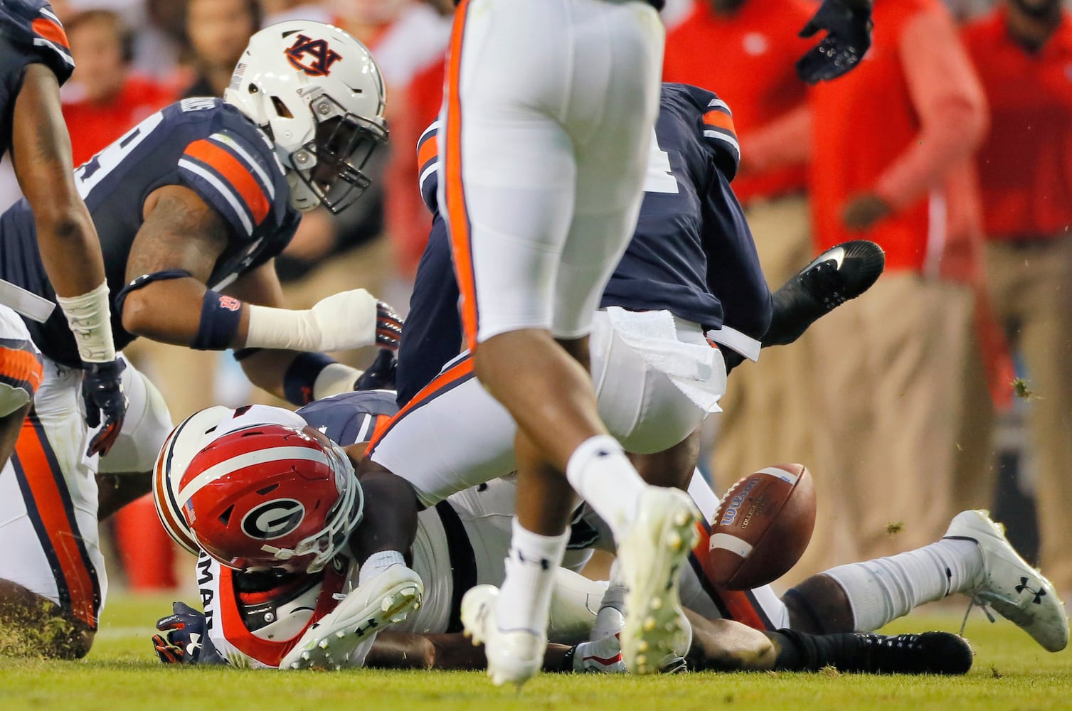 Photos: Bulldogs are crushed by Auburn