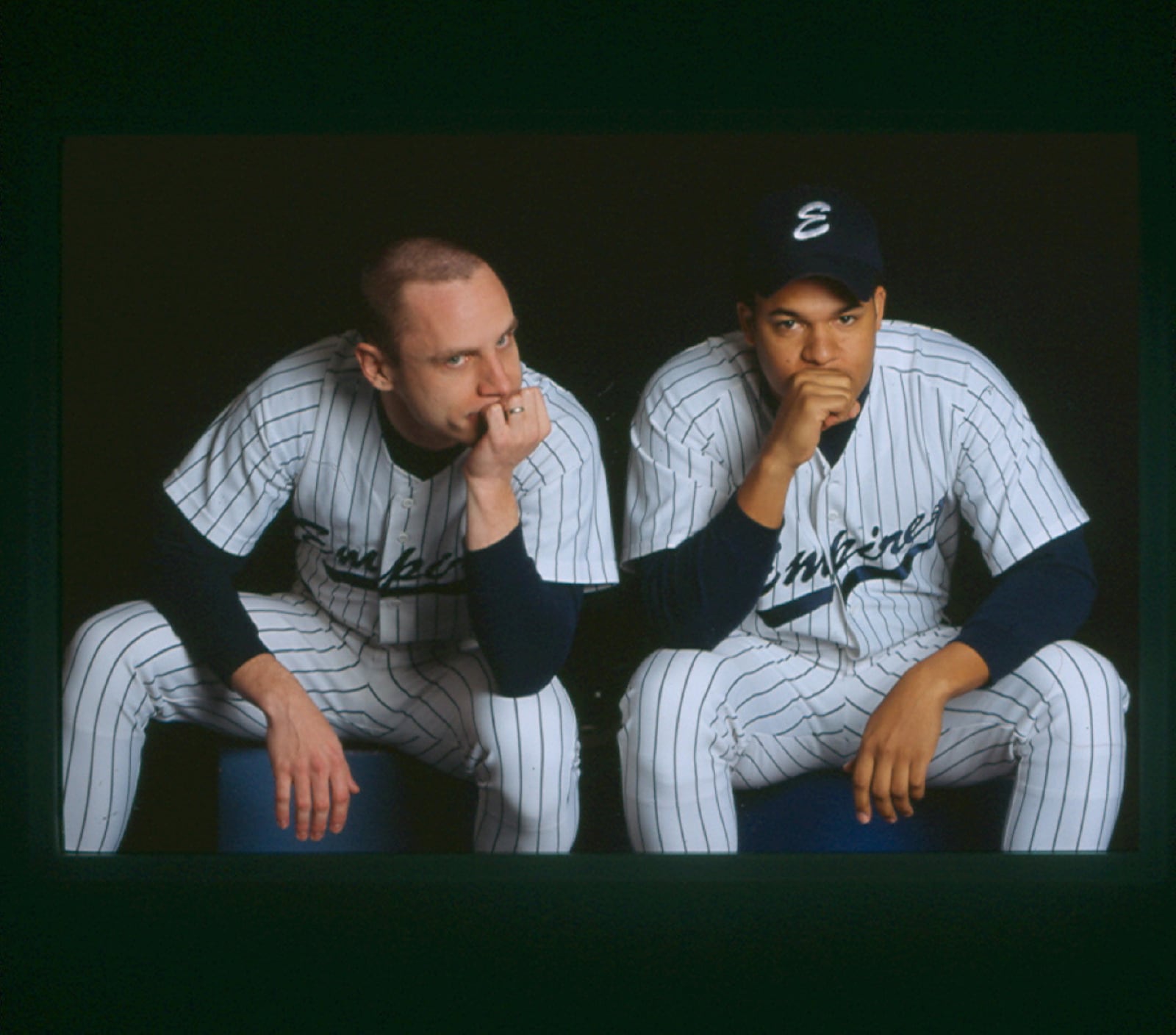 Daniel May (left) and Brandon Dirden in the 2006 production of "Take Me Out" at the now-defunct Theatre in the Square in Marietta.