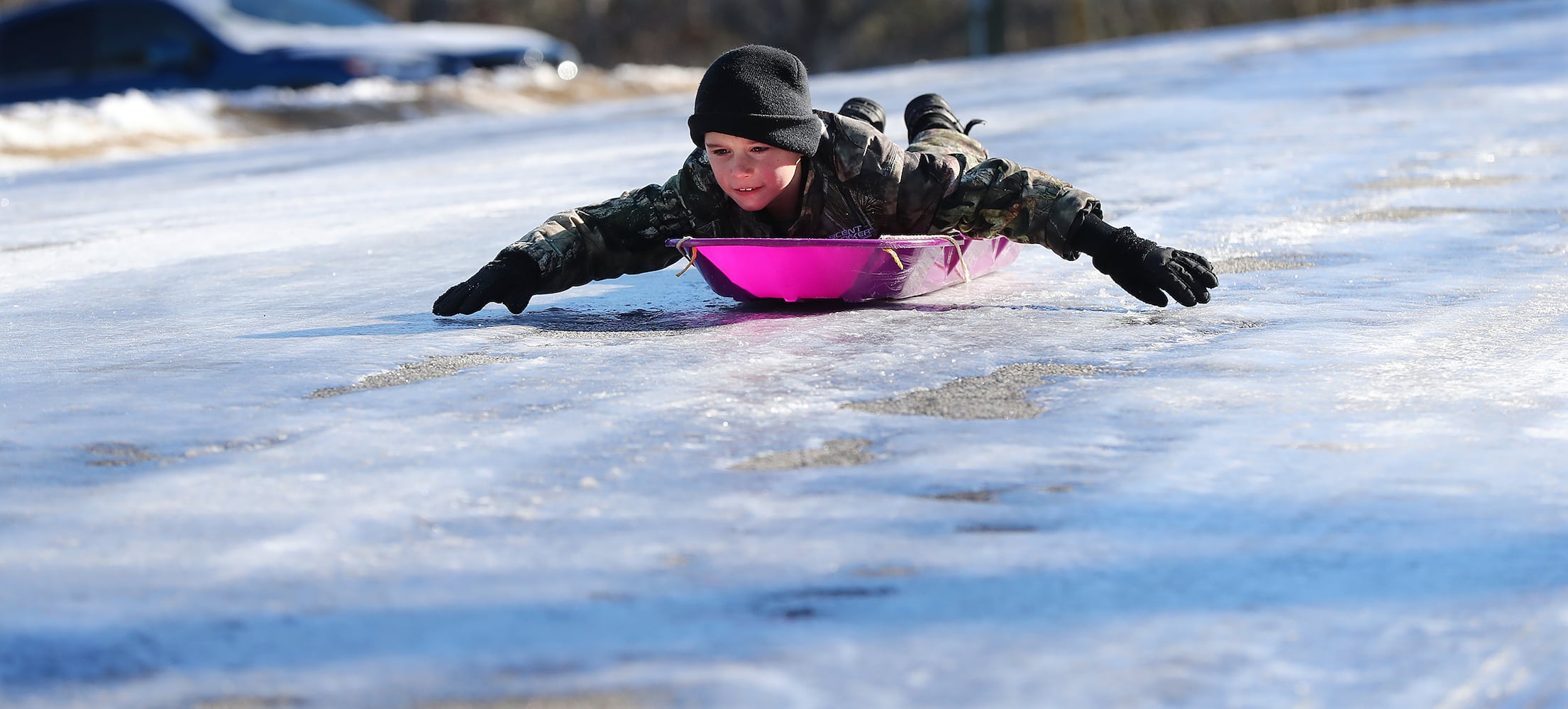 Snow, ice make for wintry weekend in metro Atlanta