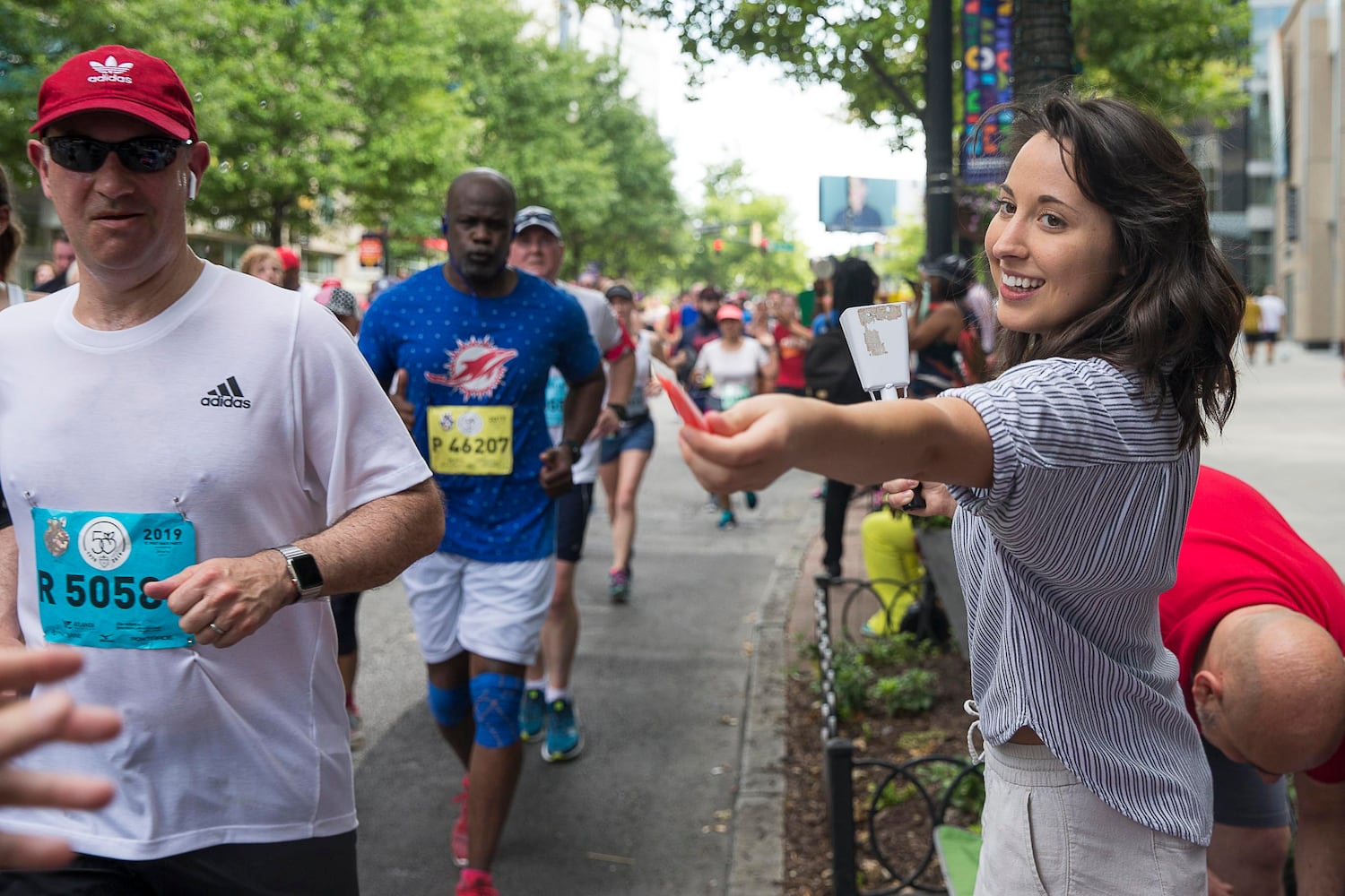 PHOTOS: Scenes at 2019 AJC Peachtree Road Race