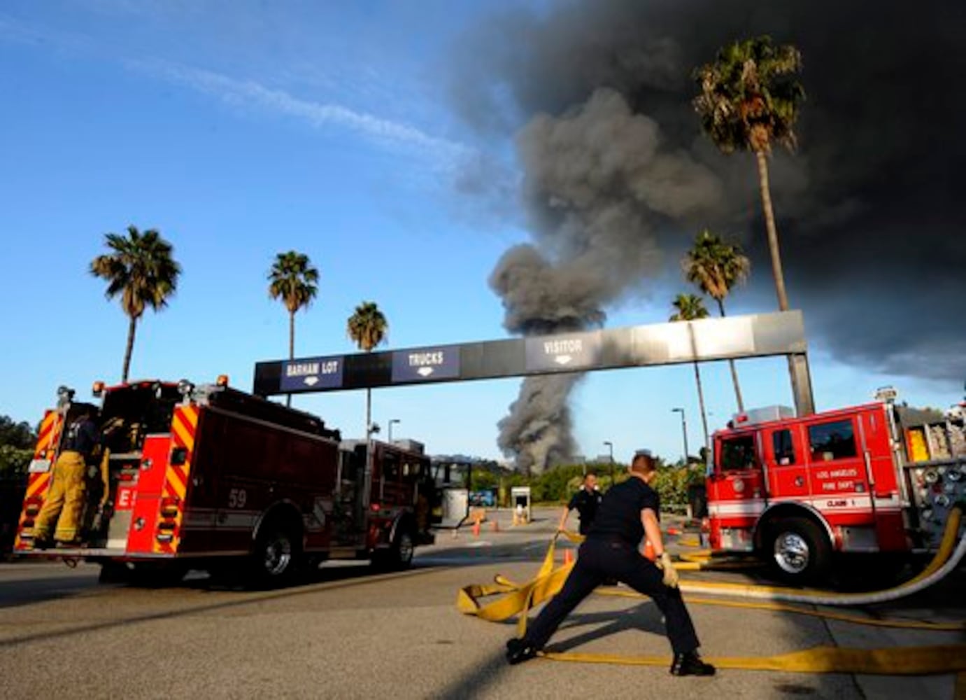 Fire at Universal Studios