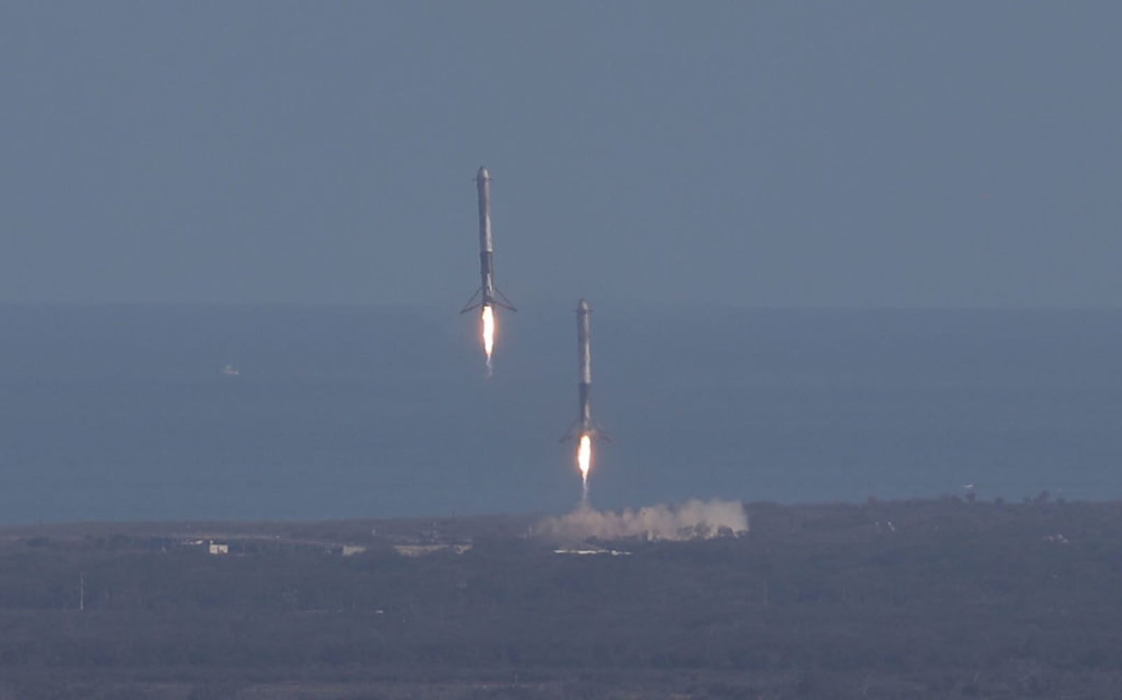 photos falcon heavy launch