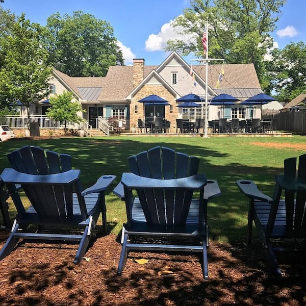 The Big Ketch Saltwater Grill’s Roswell location offers a family-friendly outdoor patio that seats 50 diners, plus a green space to play lawn games. CONTRIBUTED BY THE BIG KETCH SALTWATER GRILL