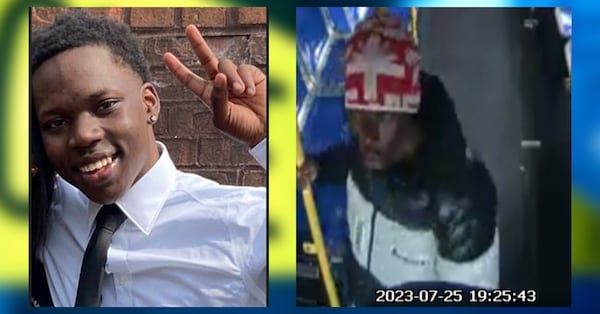 Charles Johnson, 22, was found dead the morning of July 26 in a cemetery on Metropolitan Parkway, Atlanta police said. Investigators shared the last known photo of him (right) from the night before he was found dead. (Credit: Atlanta Police Department)