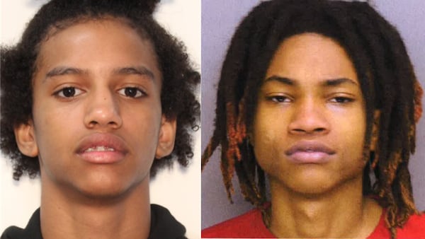 Jhabre Wilson (left) and Davion White were convicted in the shooting death of a 15-year-old boy in Douglasville. 