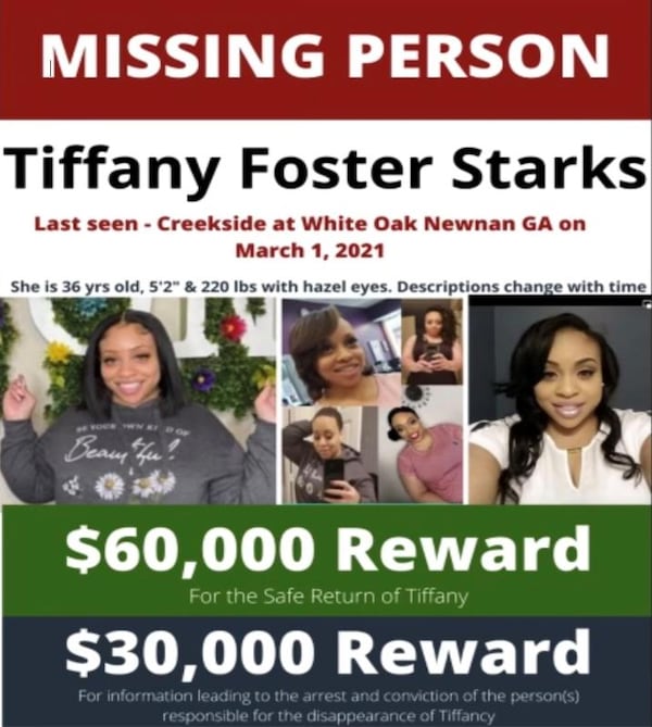 The Coweta County Sheriff's Office has established a fund to accept reward money to help in the discovery of Tiffany Foster, a 35-year-old mother of three that's been missing since March 2021.