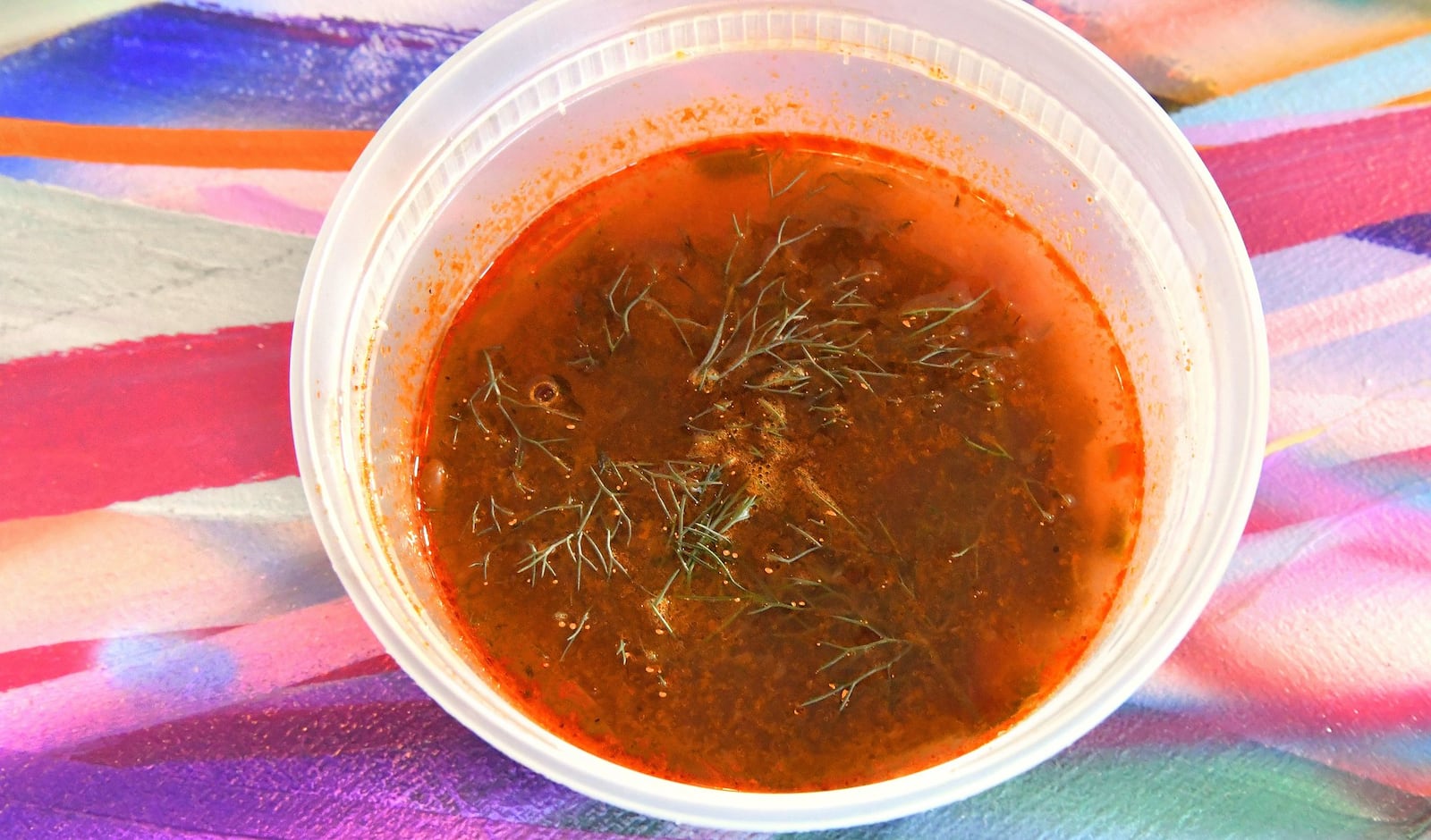 Caldo gallego red pea and beet green soup packed with fennel, pepper, chili and wine vinegar. CONTRIBUTED BY CHRIS HUNT PHOTOGRAPHY.