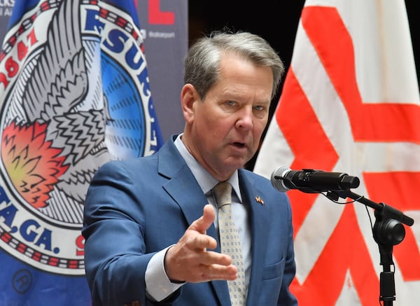 Gov. Brian Kemp, who beat back Donald Trump's hand-picked challenger in last year's GOP primary before going on to win November, further distanced himself from the former president by telling The Atlanta Journal-Constitution that he expects a “wide-open primary that showcases the successes of Republican governors and the work of other conservative leaders.” (Hyosub Shin / Hyosub.Shin@ajc.com)