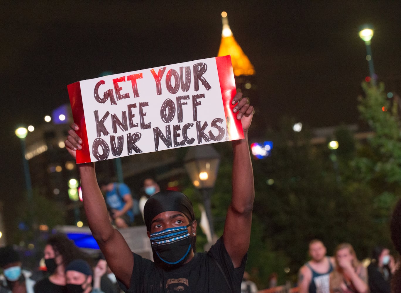 PHOTOS: Atlanta rally against police violence draws hundreds, turns violent