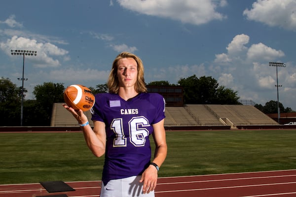 Trevor Lawrence in high school.