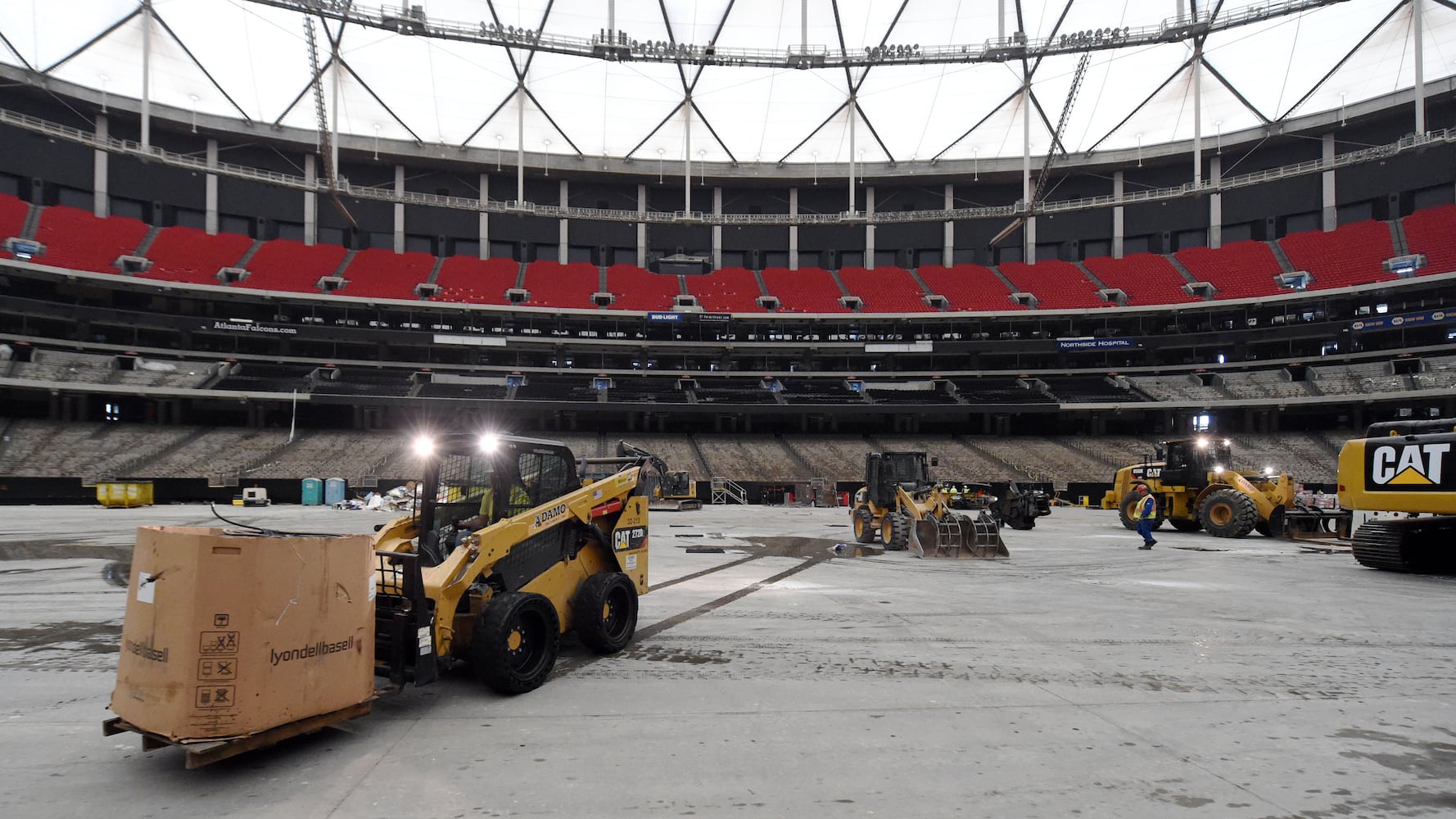 Demolition of Georgia Dome begins