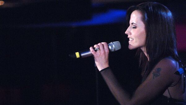 Irish singer Dolores O'Riordan performs at the Vatican Christmas Concert. O'Riordan's cause of death has been ruled an accident.