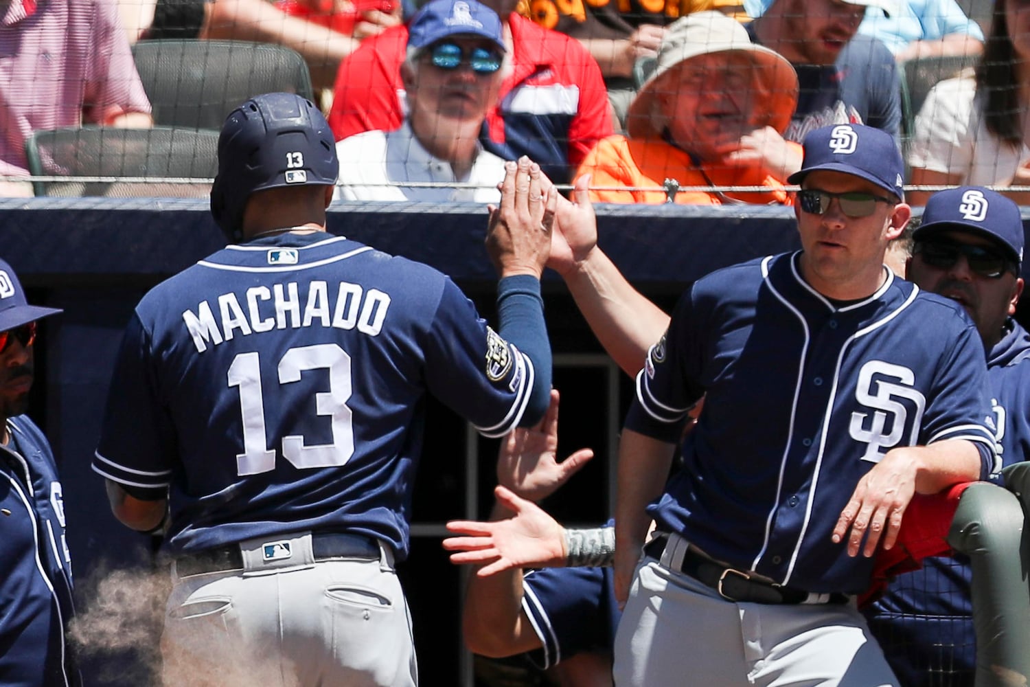 Photos: Series finale for Braves, Padres at SunTrust Park