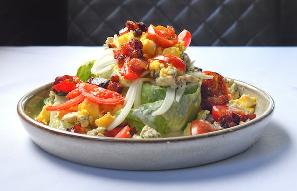 Arnette's Chop Shop Iceberg Wedge Salad. (Styling by chef Stephen Herman / Chris Hunt for the AJC)