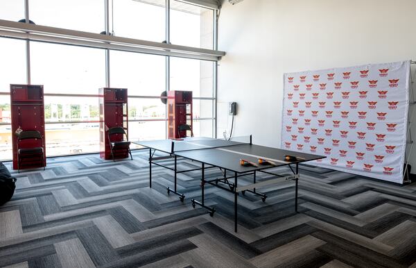 Hawks Talon Gaming, the official NBA 2K League affiliate of the Atlanta Hawks, now have a practice/remote competition space inside State Farm Arena. (Kyle Hess Photography via Atlanta Hawks)