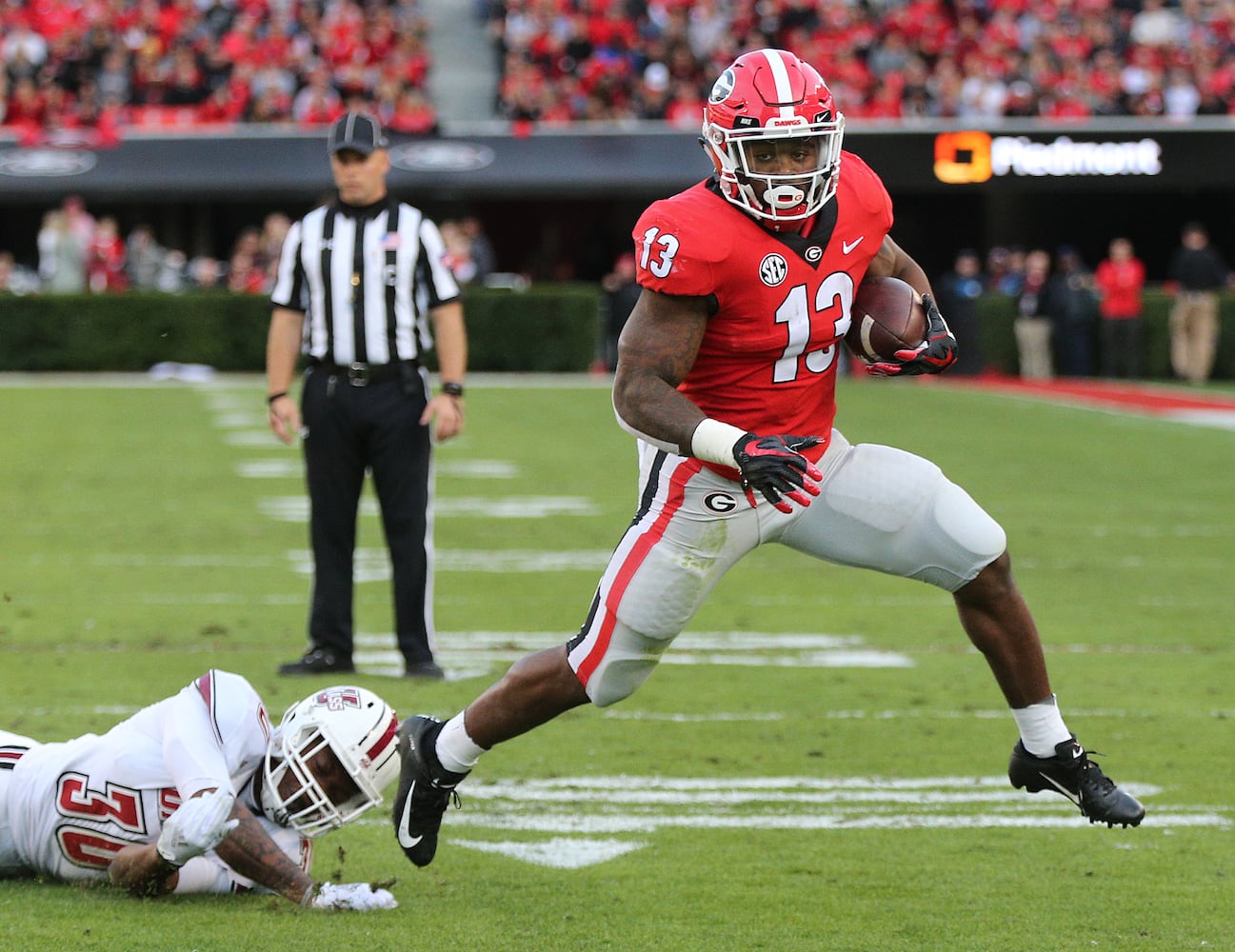 Photos: Bulldogs play Massachusetts in Athens