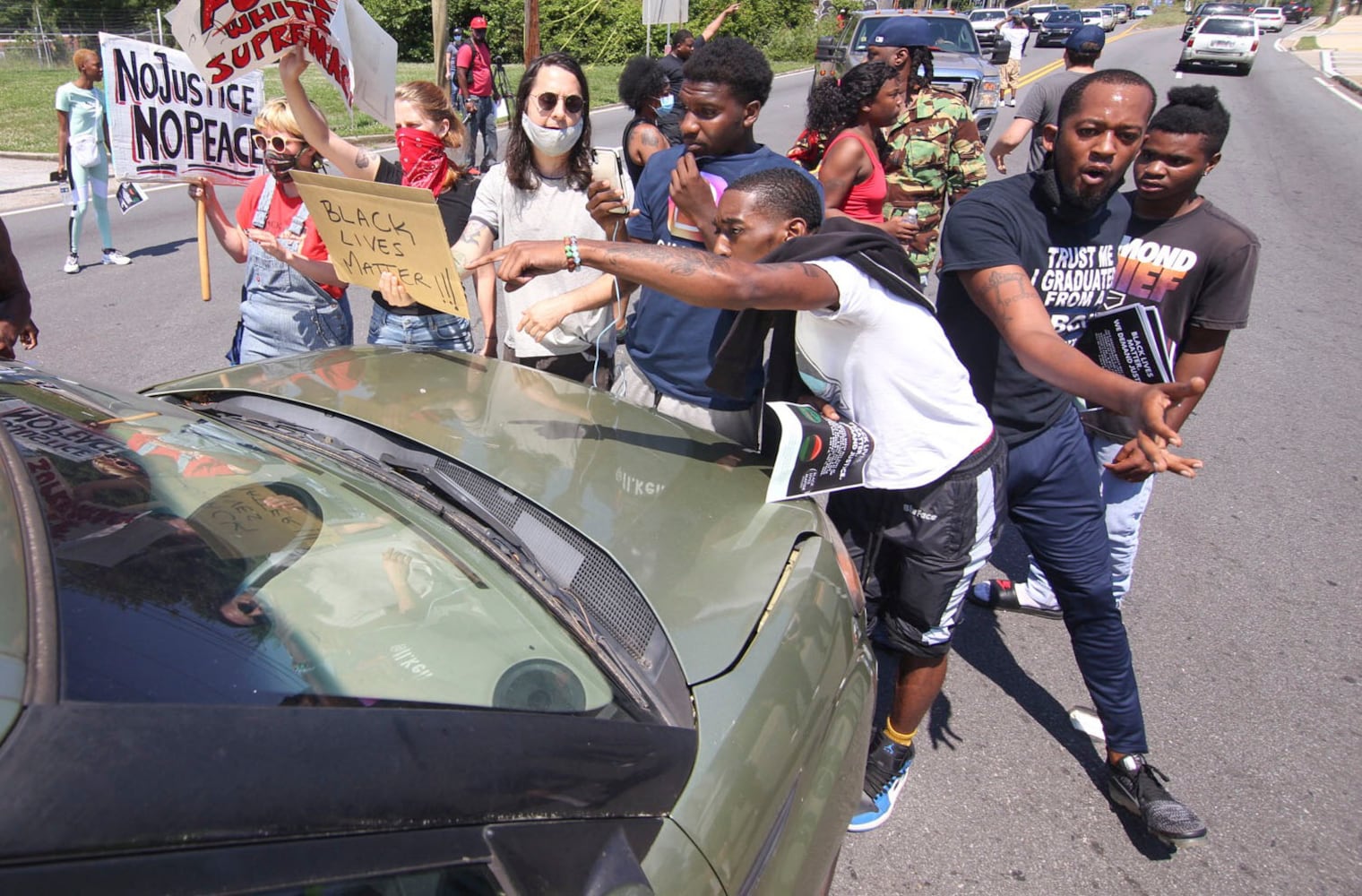 PHOTOS: Protesters hold demonstration in Atlanta over police shooting of Rayshard Brooks