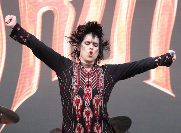 The Struts perform at Shaky Knees Music Festival on May 4, 2019. Photo: Melissa Ruggieri/Atlanta Journal-Constitution