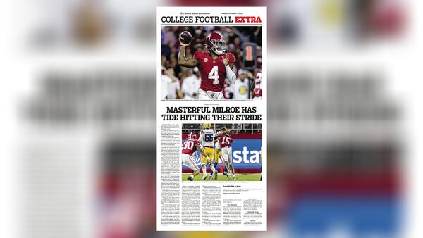 College Football Extra in The Atlanta Journal-Constitution ePaper, Sunday, Nov. 5, 2023.