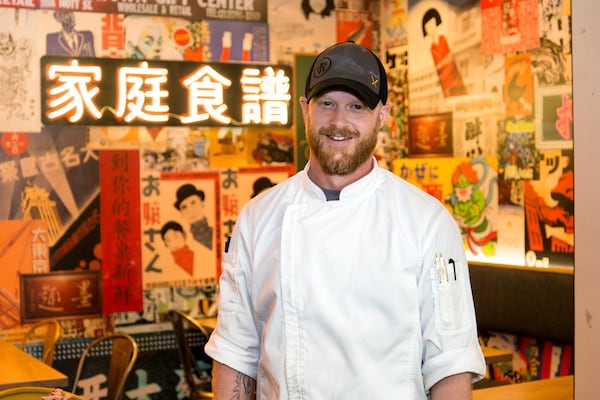 Hawkers Atlanta Executive Chef Travis Collum. Photo credit- Mia Yakel.